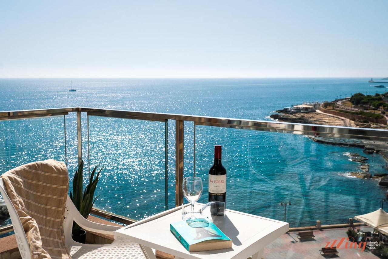 Scenic Seafront Duplex Apartment In Sliema Exterior foto